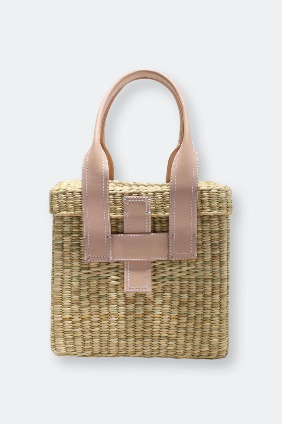 Women Rachel Comey Bags | Rachel Comey-Mini Straw Picnic Tote: Natural