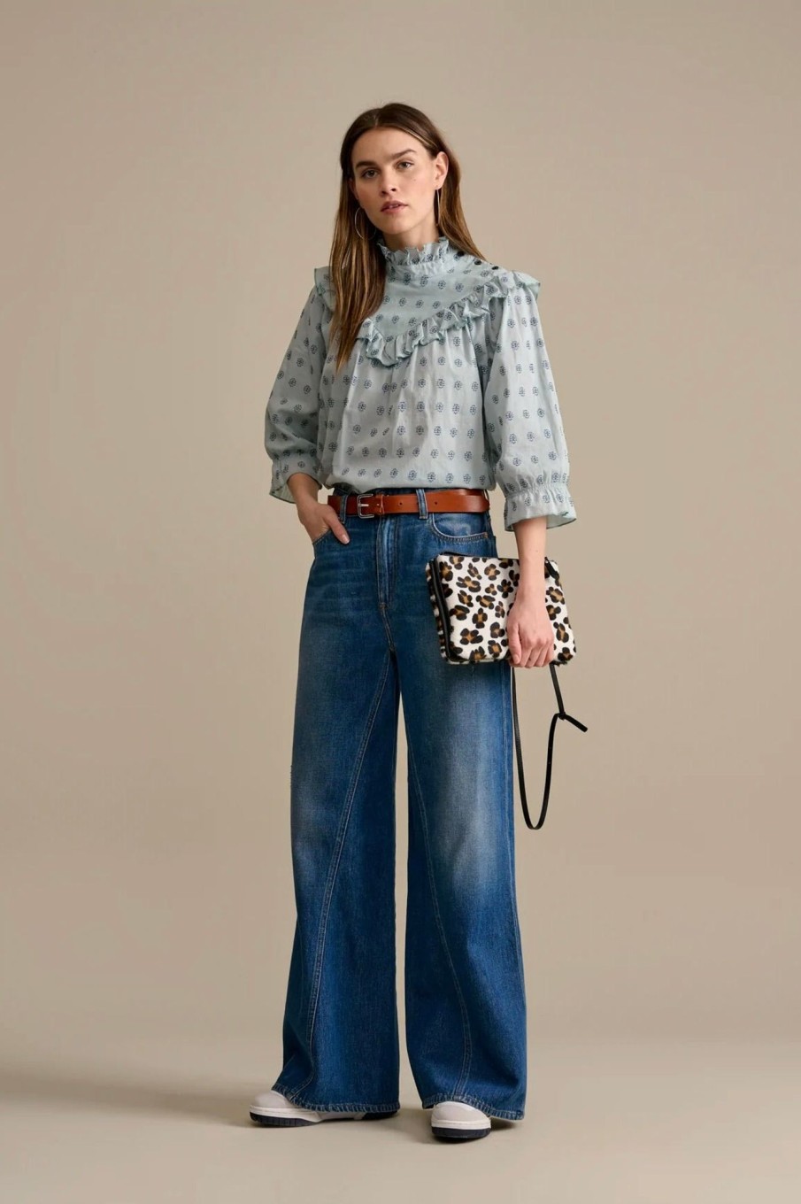 Women Bellerose Pants & Shorts | Bellerose-Priscila Jeans: Used Blue