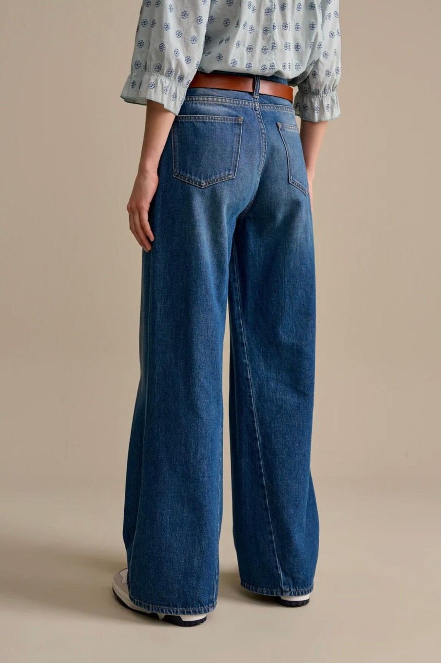 Women Bellerose Pants & Shorts | Bellerose-Priscila Jeans: Used Blue