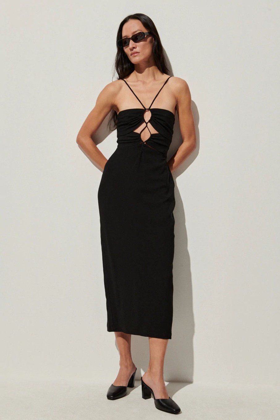 Women Rachel Comey Dresses | Rachel Comey-Indra Dress: Black