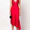 Women No. 21 Dresses | No. 21-Asymmetrical Dress: Red