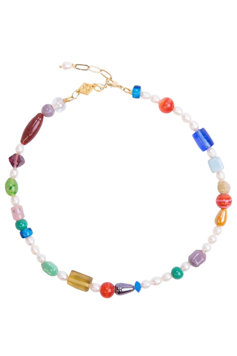 Women Briwok Jewellery Jewelry | Briwok-Ludovica Necklace: Mixed Glass