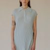 Women Rus Sweaters | Rus-Vague Sweater Vest: Light Blue