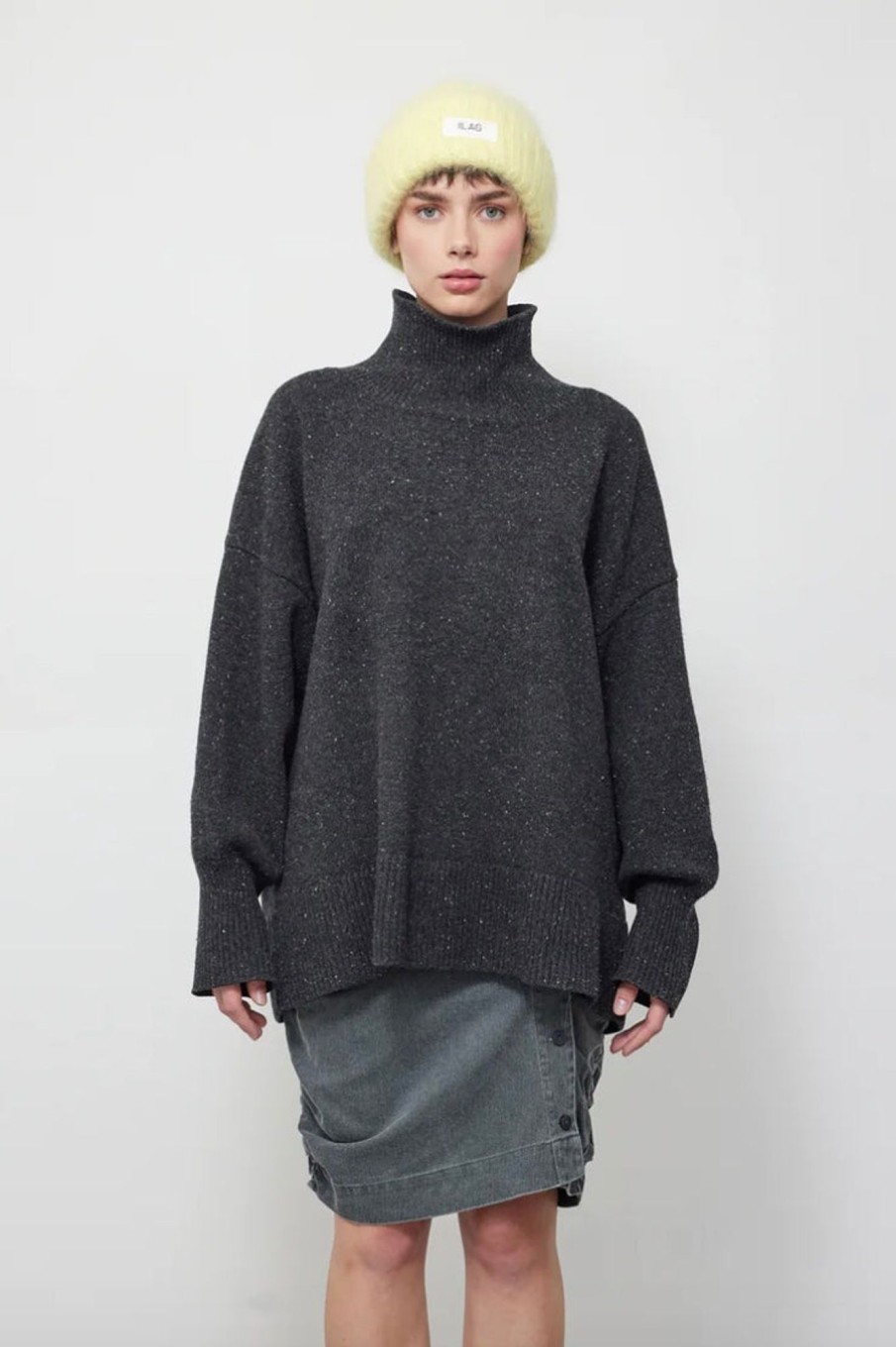 Women Ilag Sweaters | Ilag-Frisk Sweater: Charcoal