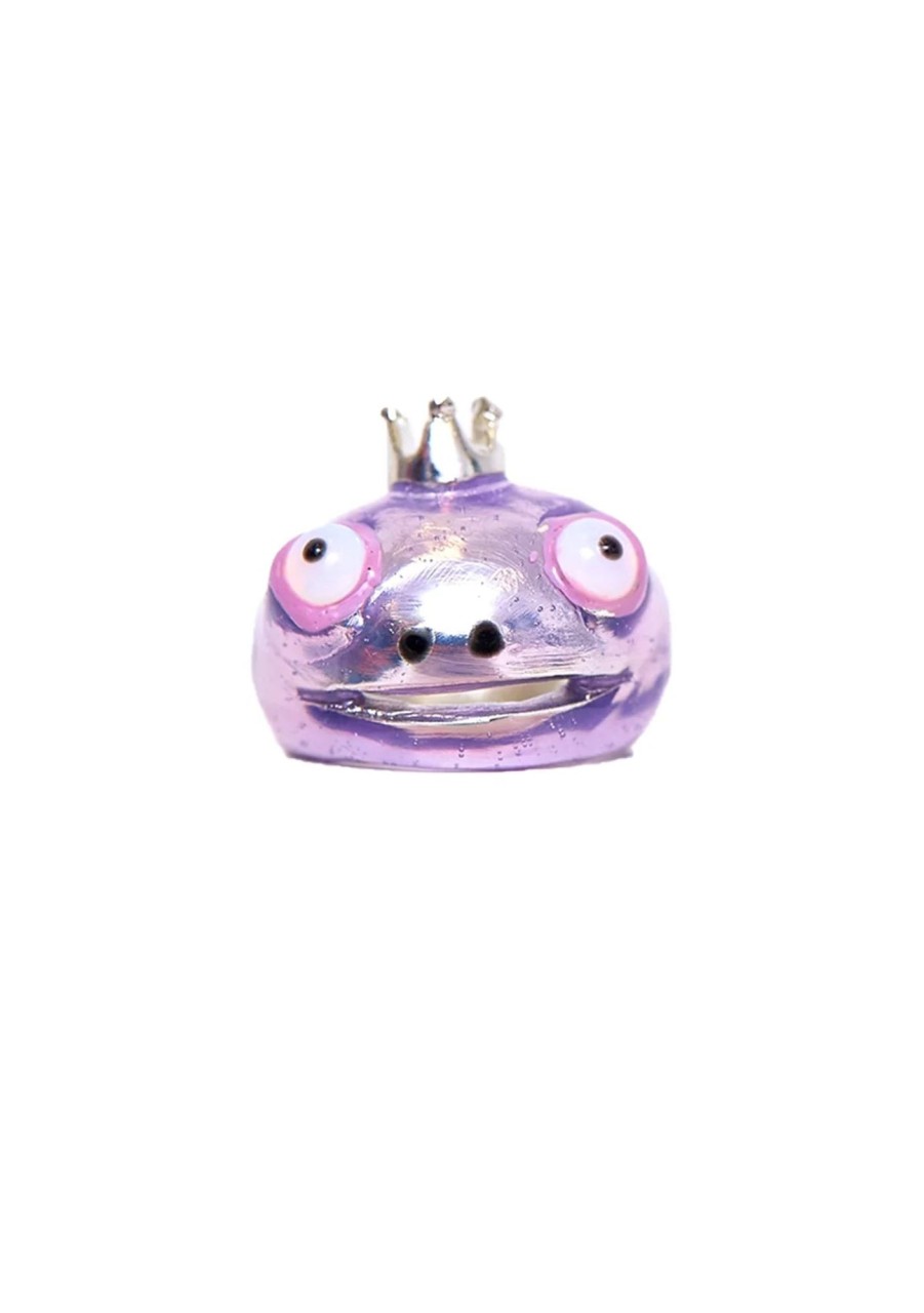 Women Collina Strada Jewelry | Collina Strada-Frog Prince Ring: Metallic Lilac