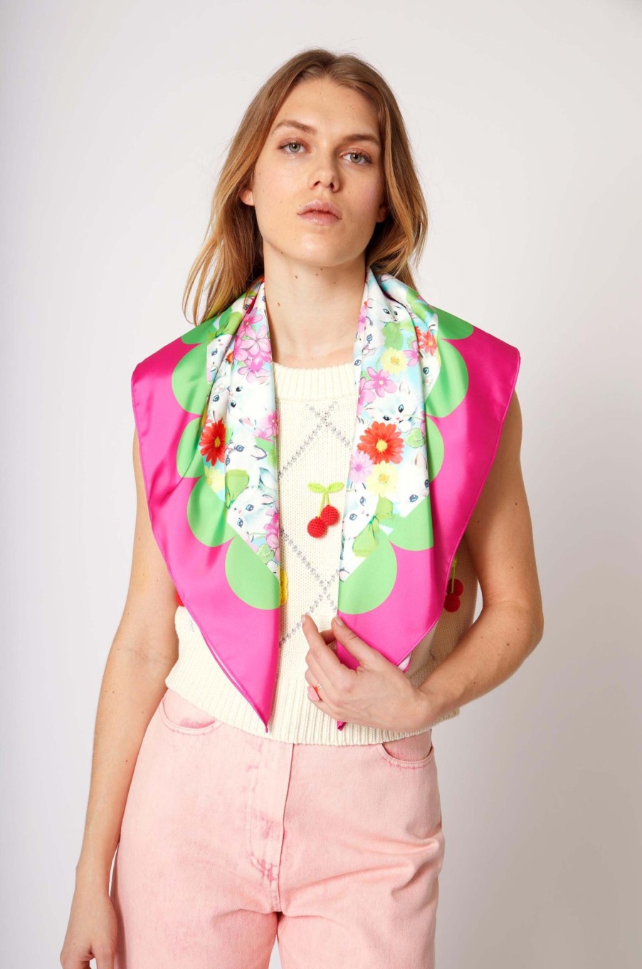 Women Manoush Scarves | Manoush-Kitten Scarf