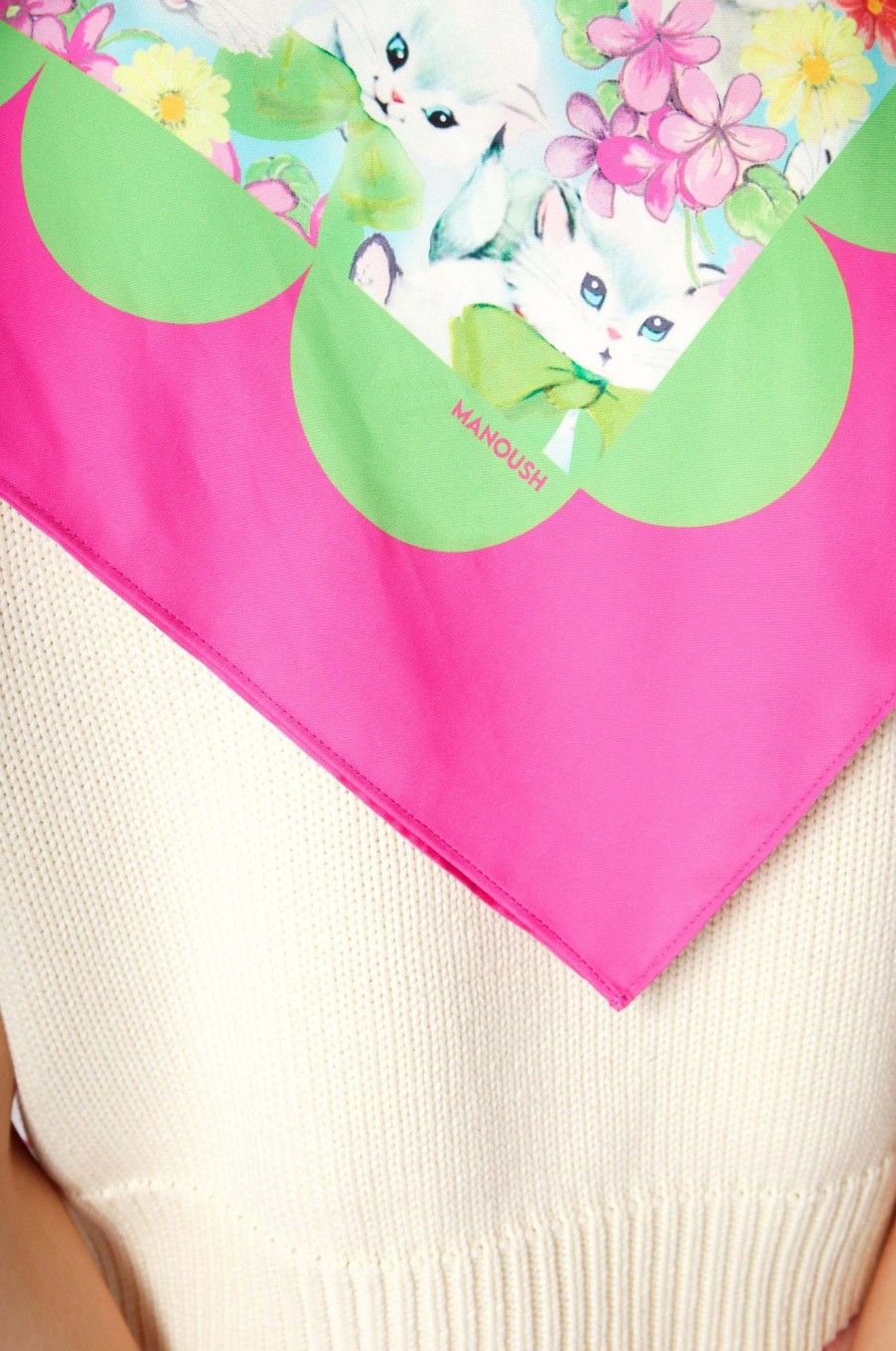 Women Manoush Scarves | Manoush-Kitten Scarf