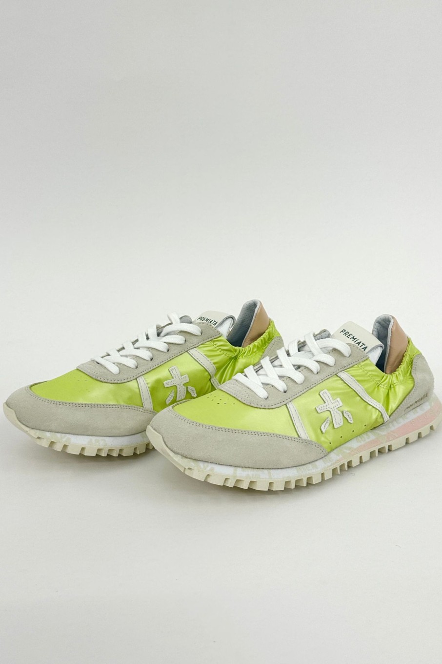 Women Premiata | Premiata-Sean-D Sneaker: Lime