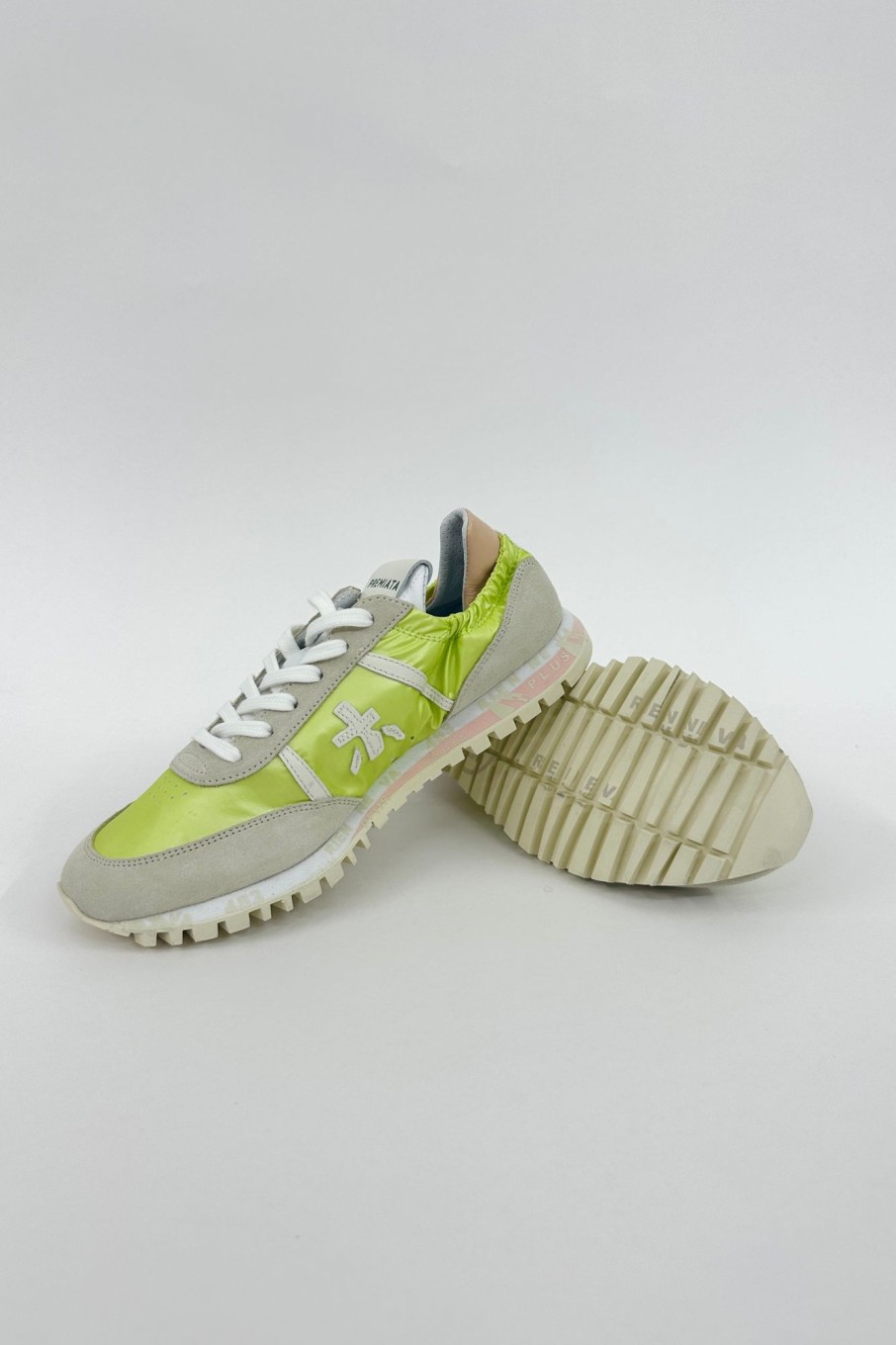 Women Premiata | Premiata-Sean-D Sneaker: Lime