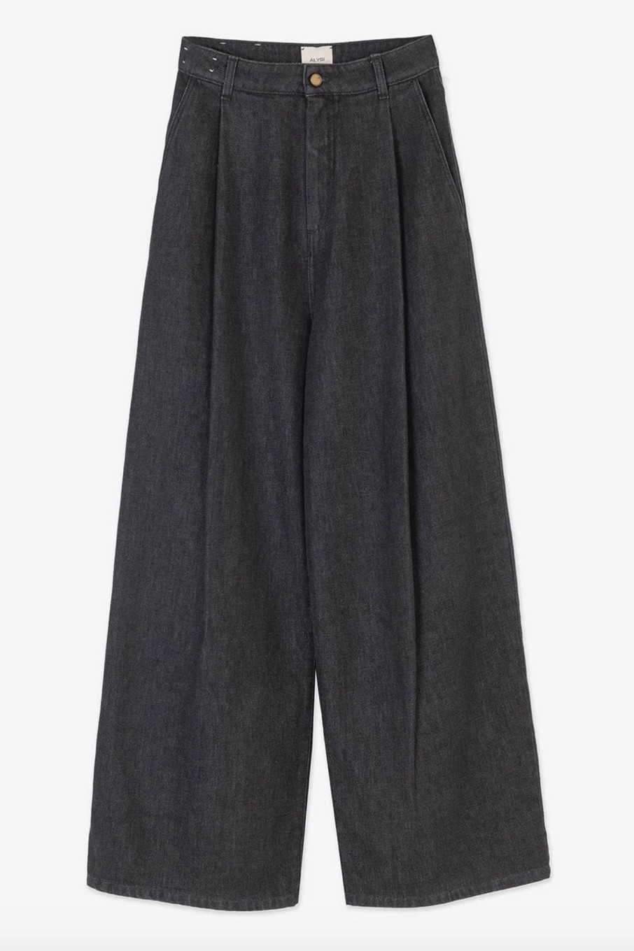 Women Alysi Pants & Shorts | Alysi-Wide Leg Trouser: Grey