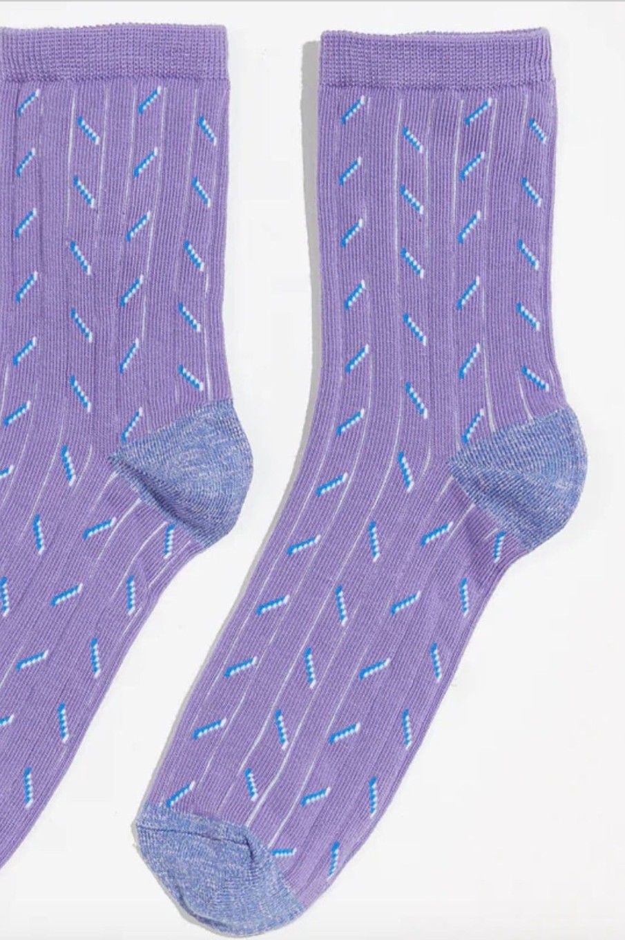 Women Bellerose Socks & Tights | Bellerose-Baros Sock: Pervenche