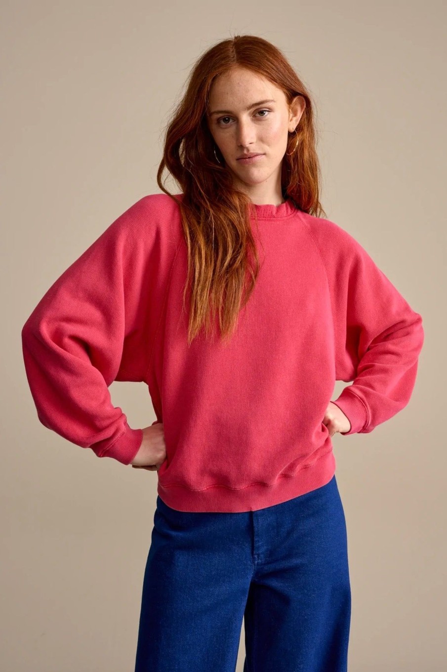 Women Bellerose Sweaters | Bellerose-Felda Sweatshirt: Love Pink