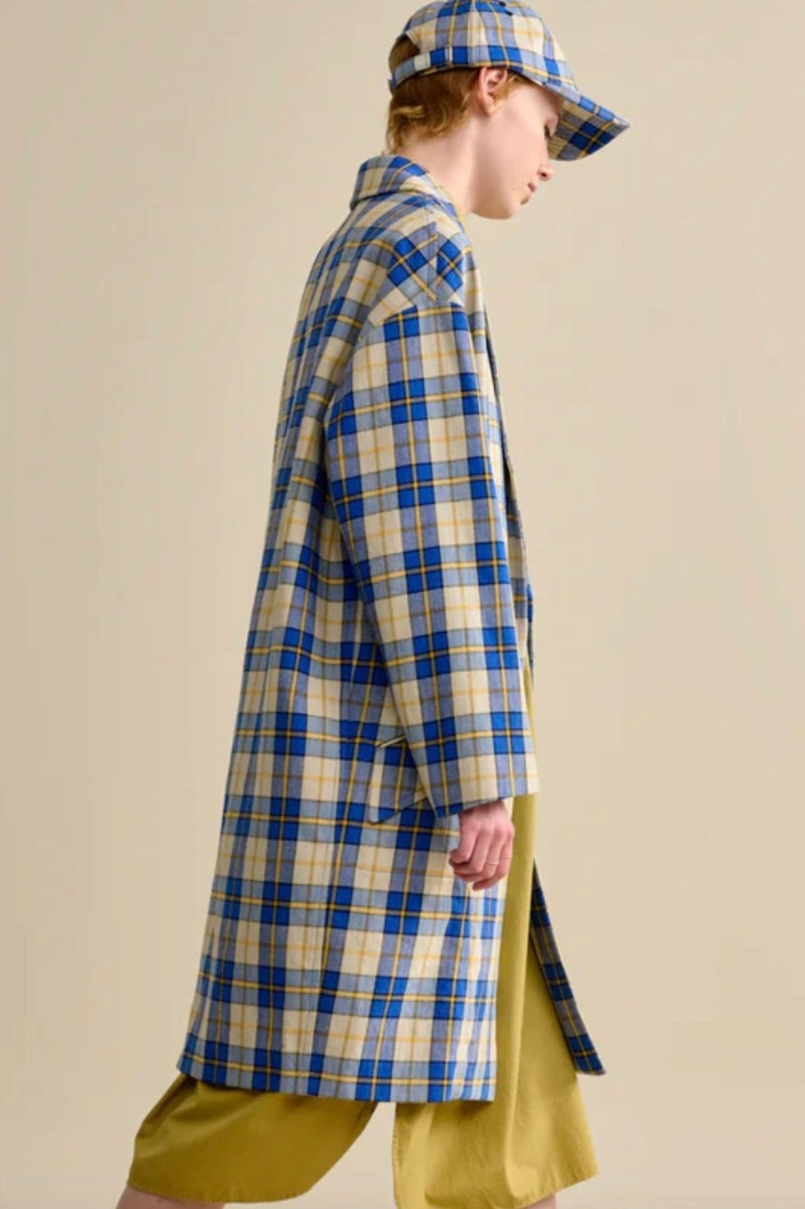 Women Bellerose Outerwear | Bellerose-Claire Coat: Check B