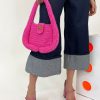 Women Marco Rambaldi Bags | Marco Rambaldi-Crochet Bag: Fuchsia