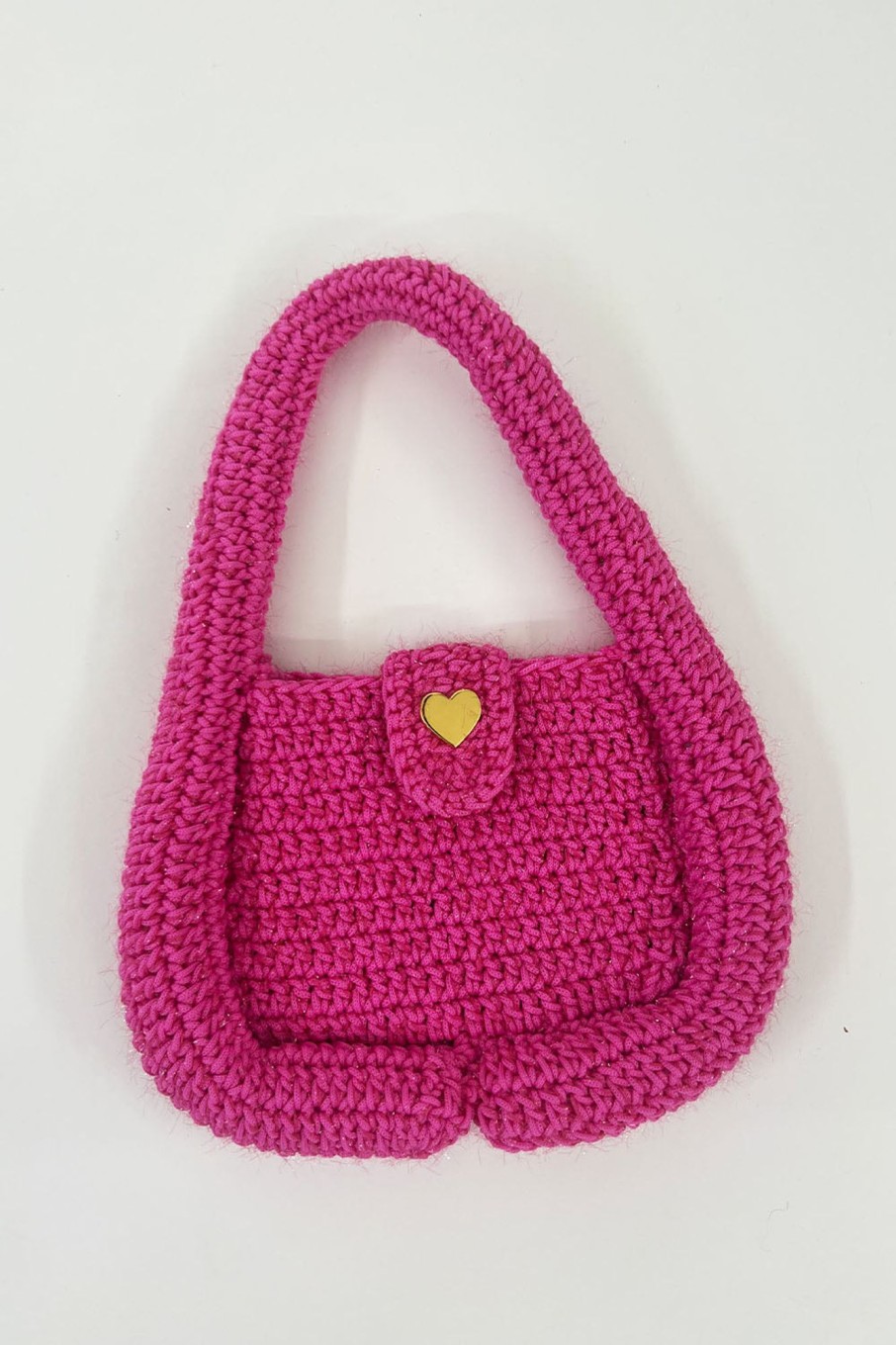 Women Marco Rambaldi Bags | Marco Rambaldi-Crochet Bag: Fuchsia