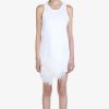 Women No. 21 Dresses | No. 21-Feather-Trimmed Mini Dress: White