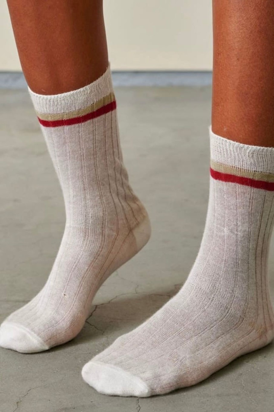 Women Bellerose Socks & Tights | Bellerose-Fiare Socks: White