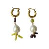 Women Briwok Jewellery Jewelry | Briwok-Sangarita Earrings : Lime Jade