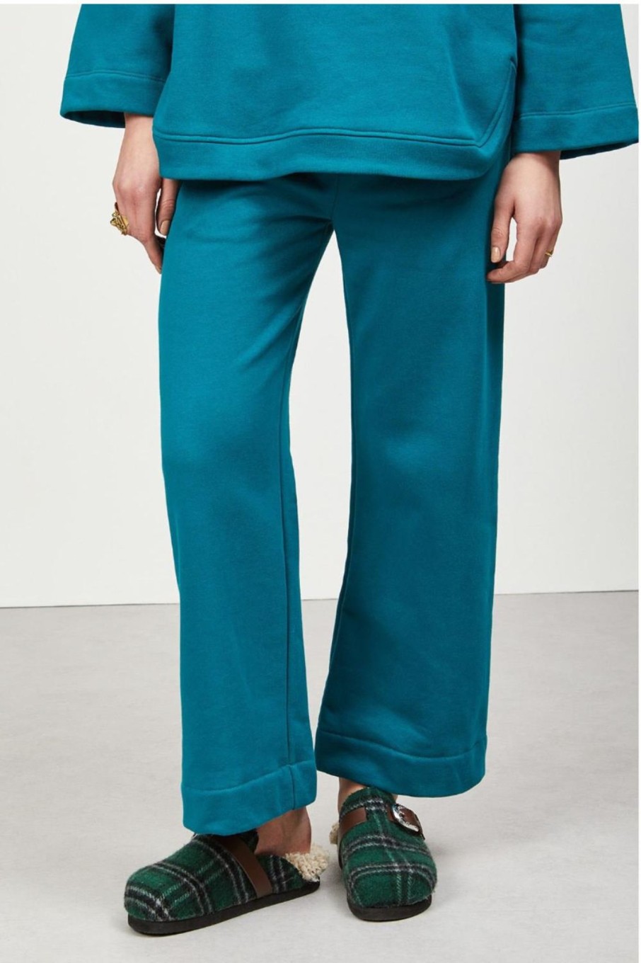 Women Ottod'ame Pants & Shorts | Ottod'Ame-Trouser Sweatpants: Green