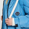 Women Ottod'ame Outerwear | Ottod'Ame-Quilted Coat: Sugar Blue