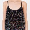 Women Alysi Tops | Alysi-Paillettes Top: Night