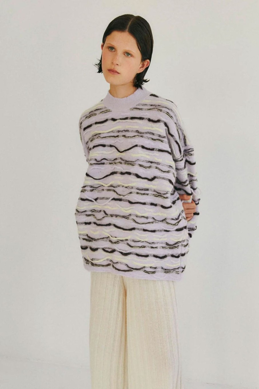 Women Rus Sweaters | Rus-Motsure Sweater: Lavender