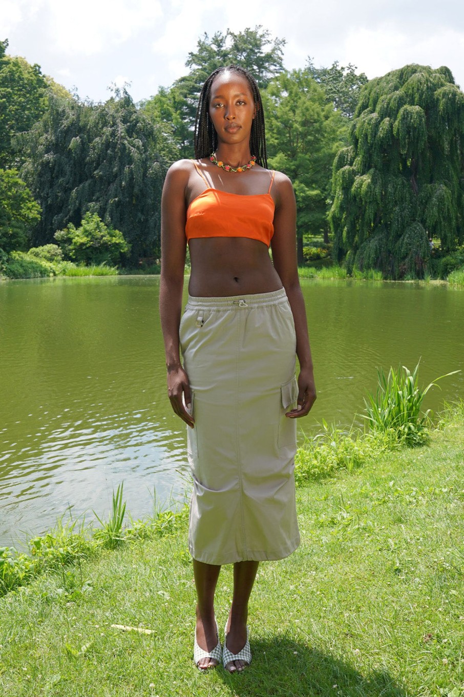 Women Vivetta Skirts | Vivetta-Cargo Skirt: Tan