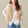 Women Bellerose Sweaters | Bellerose-Hevy Vest: Faux Fur