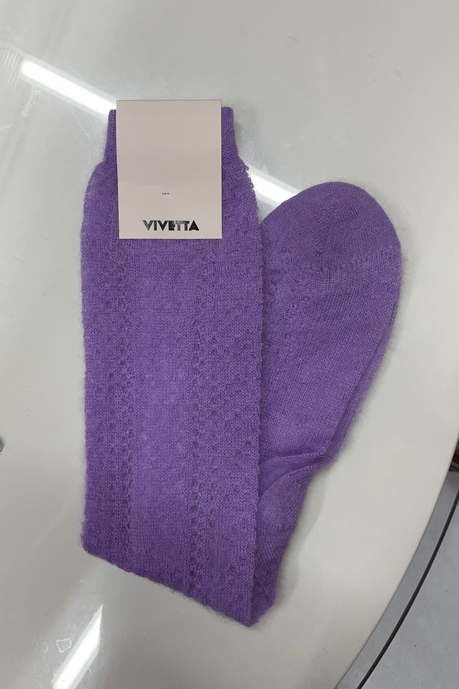 Women Vivetta Socks & Tights | Vivetta-Knit Socks: Lilac