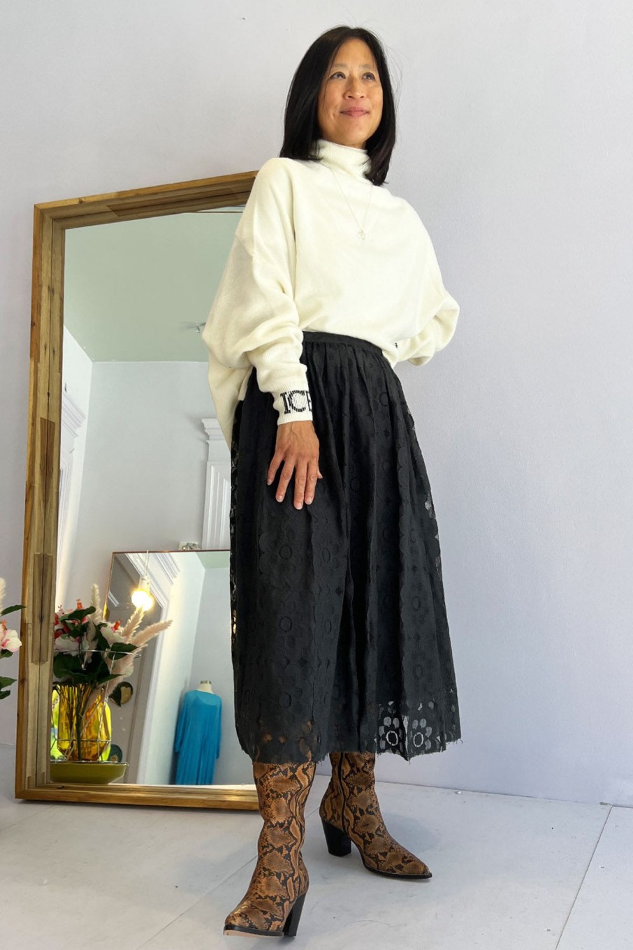 Women Bellerose Skirts | Bellerose-Therese Skirt: Meteorite