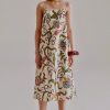 Women Unisecon Dresses | Unisecon-Lena Dress: Cream Multi