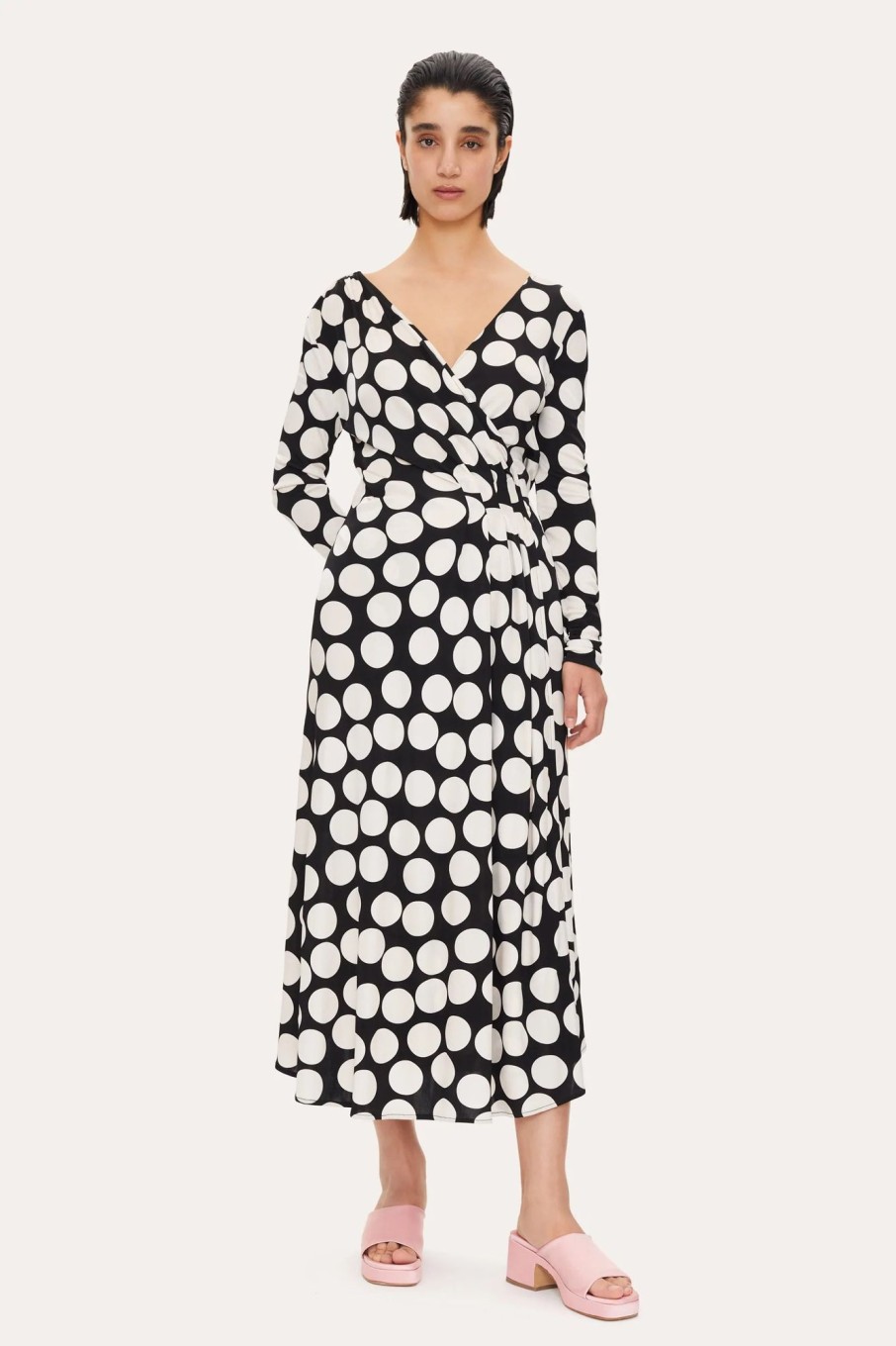 Women Stine Goya Dresses | Stine Goya-Lola Dress: Black/ White