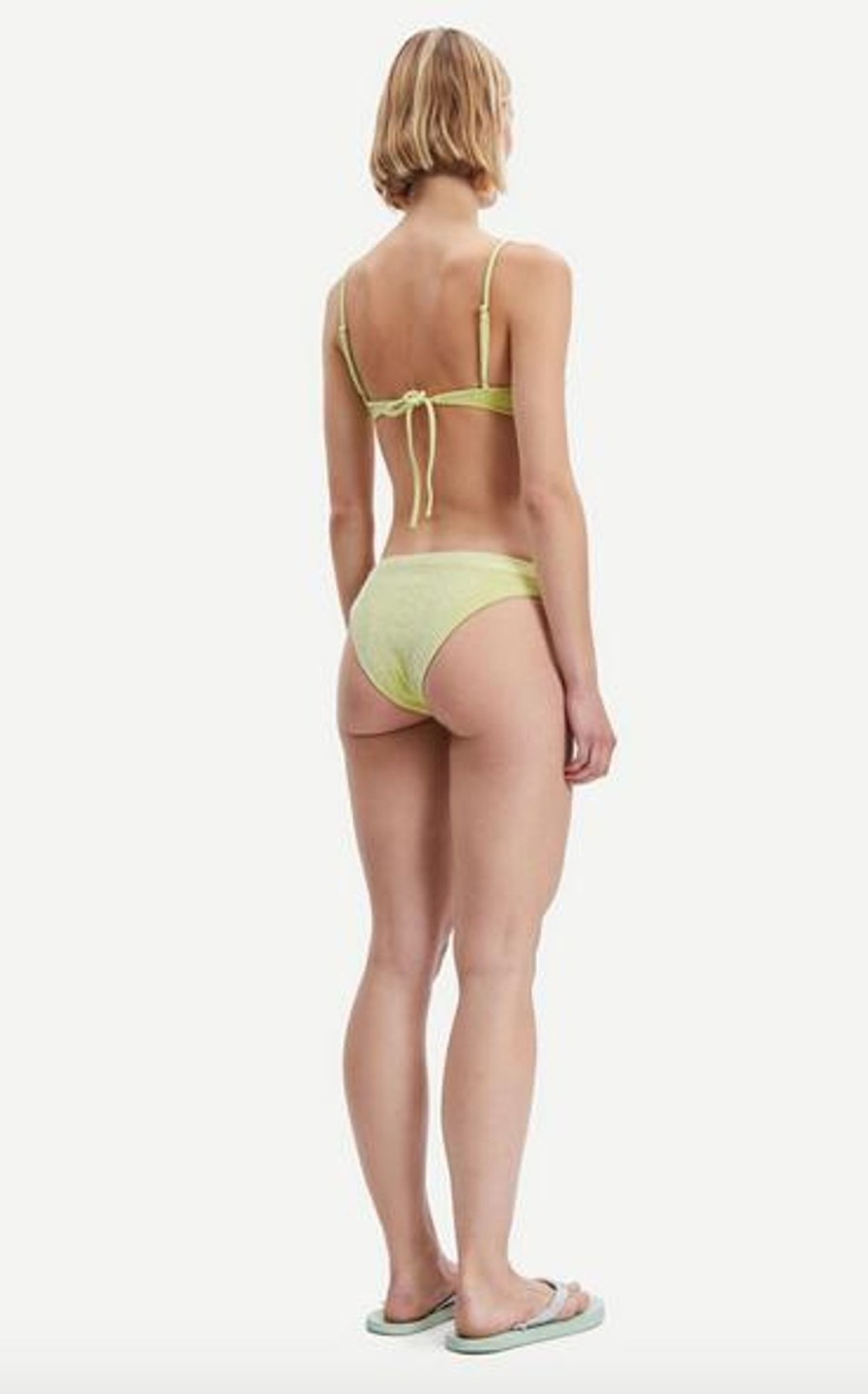 Women Samsoe Samsoe Swimwear | Samsoe Samsoe-Alyssa Bikini Bottom: Acid Green