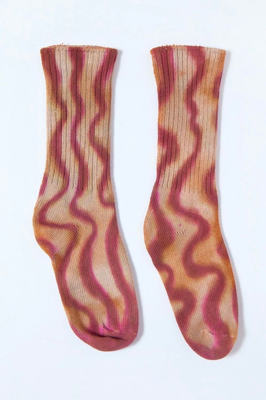 Women Collina Strada Socks & Tights | Collina Strada-Organic Cotton Socks: Chocolate Raspberry