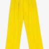 Women Alysi Pants & Shorts | Alysi-Wide Leg Pant: Lemon