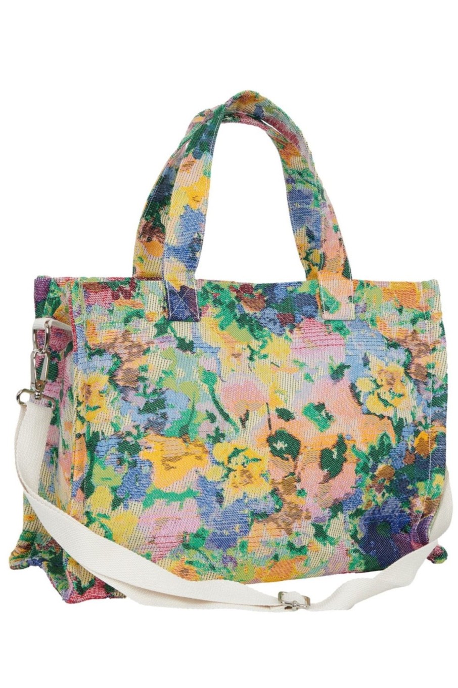 Women Benjamin Benmoyal Bags | Benjamin Benmoyal-Bag: Flowers Jacquard