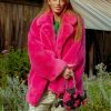 Women Stand Studio Outerwear | Stand Studio-Savannah Jacket: Fuchsia