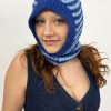 Women Helmstedt Hats & Hair Accessories | Helmstedt-Alisa Balaclava: Blue Stripe