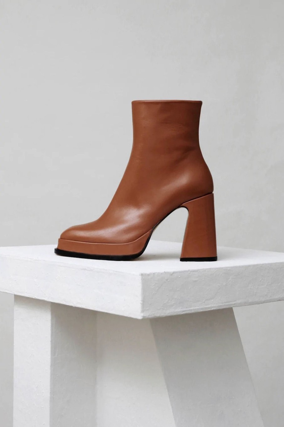 Women Souliers Martinez | Souliers Martinez-Chueca Calf Leather Boots: Brown