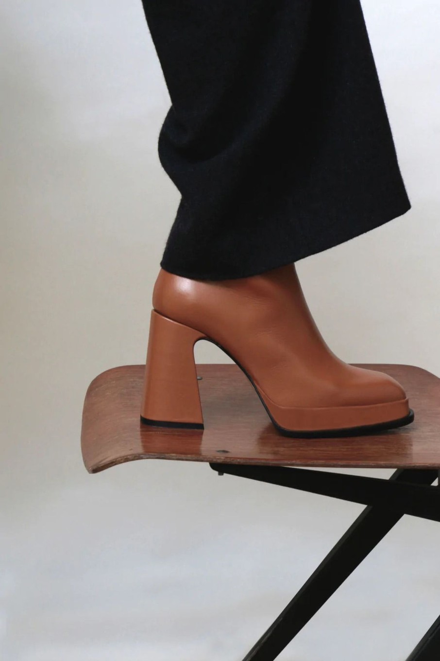 Women Souliers Martinez | Souliers Martinez-Chueca Calf Leather Boots: Brown