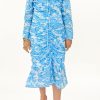 Women Ilag Dresses | Ilag-Kvitveis Dress: Blue Cloud Print