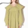 Women KkCo Dresses | Kkco-Mini Sailor Dress: Olive Dyed