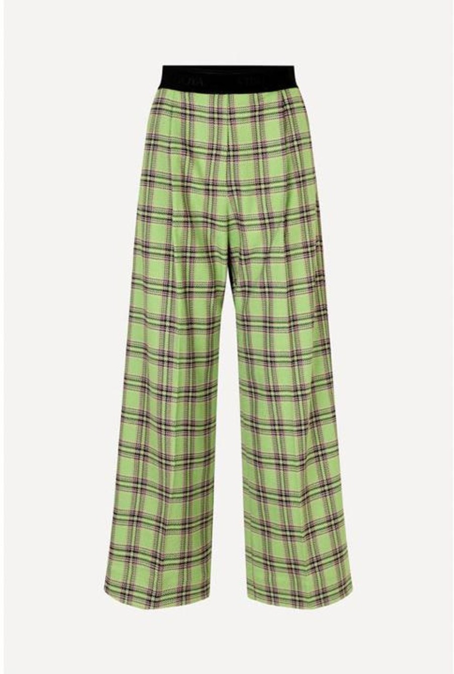 Women Stine Goya Pants & Shorts | Stine Goya-Ciara Pant: Fluorescent Check