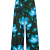 Women De Loreta Pants & Shorts | De Loreta-Panca Pants: Recuerdos Verde Print