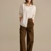 Women Bellerose Pants & Shorts | Bellerose-Pasop Pants: Ebony