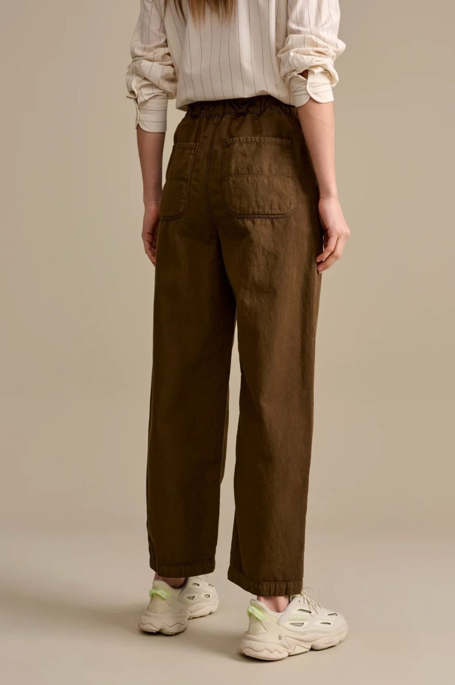 Women Bellerose Pants & Shorts | Bellerose-Pasop Pants: Ebony