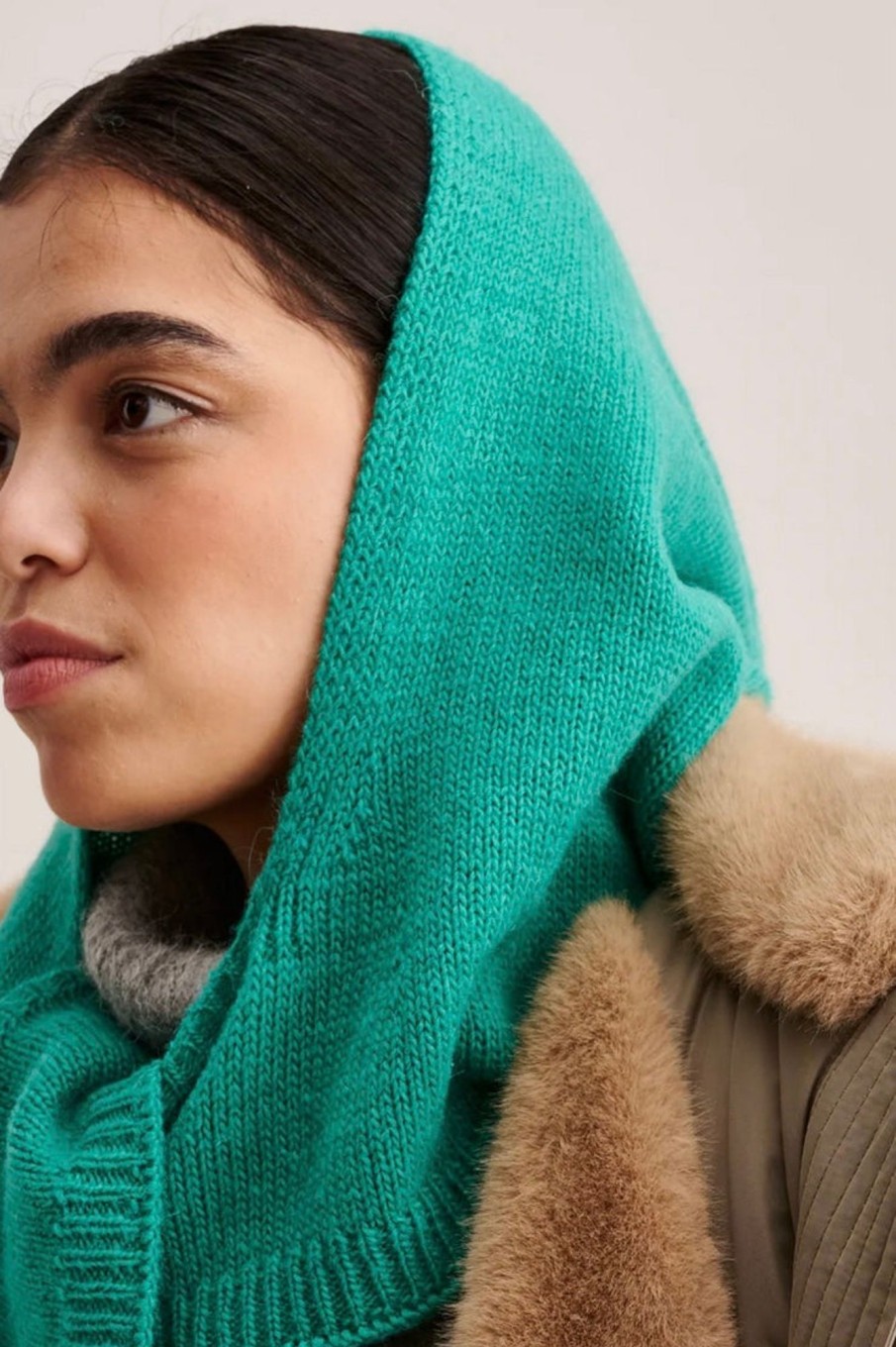 Women Bellerose Hats & Hair Accessories | Bellerose-Nansy Hood: Malachite