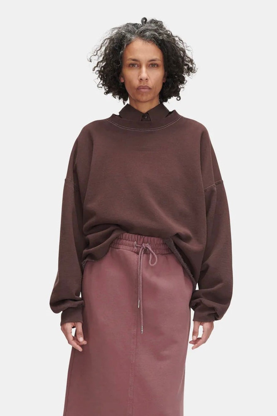 Women Rachel Comey Sweaters | Rachel Comey-Fonder Sweatshirt: Clay