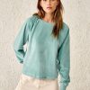 Women Bellerose Sweaters | Bellerose-Cial Sweatshirt: Pool