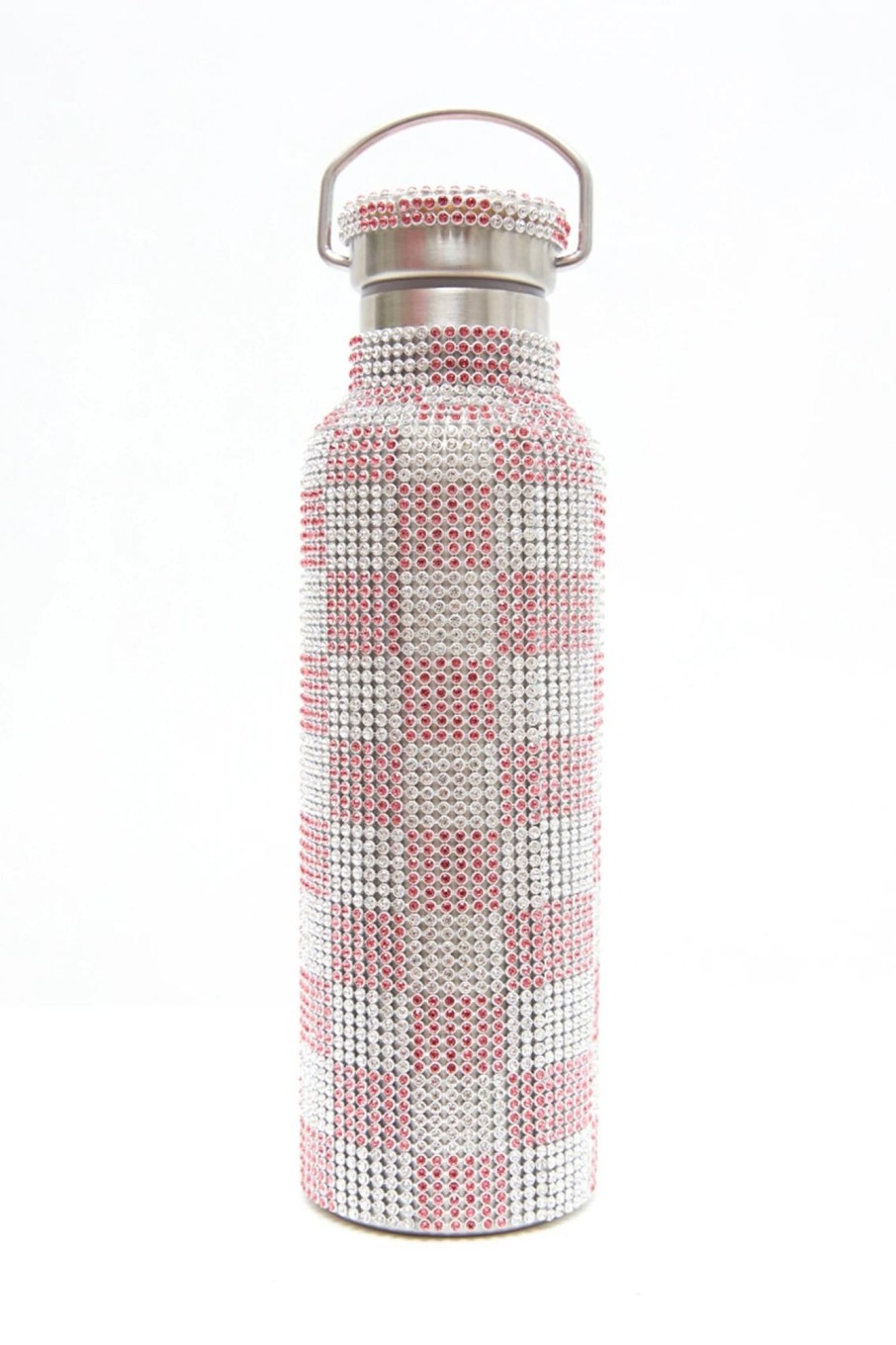 Lifestyle Collina Strada | Collina Strada-Rhinestone Water Bottle: Pink Clear